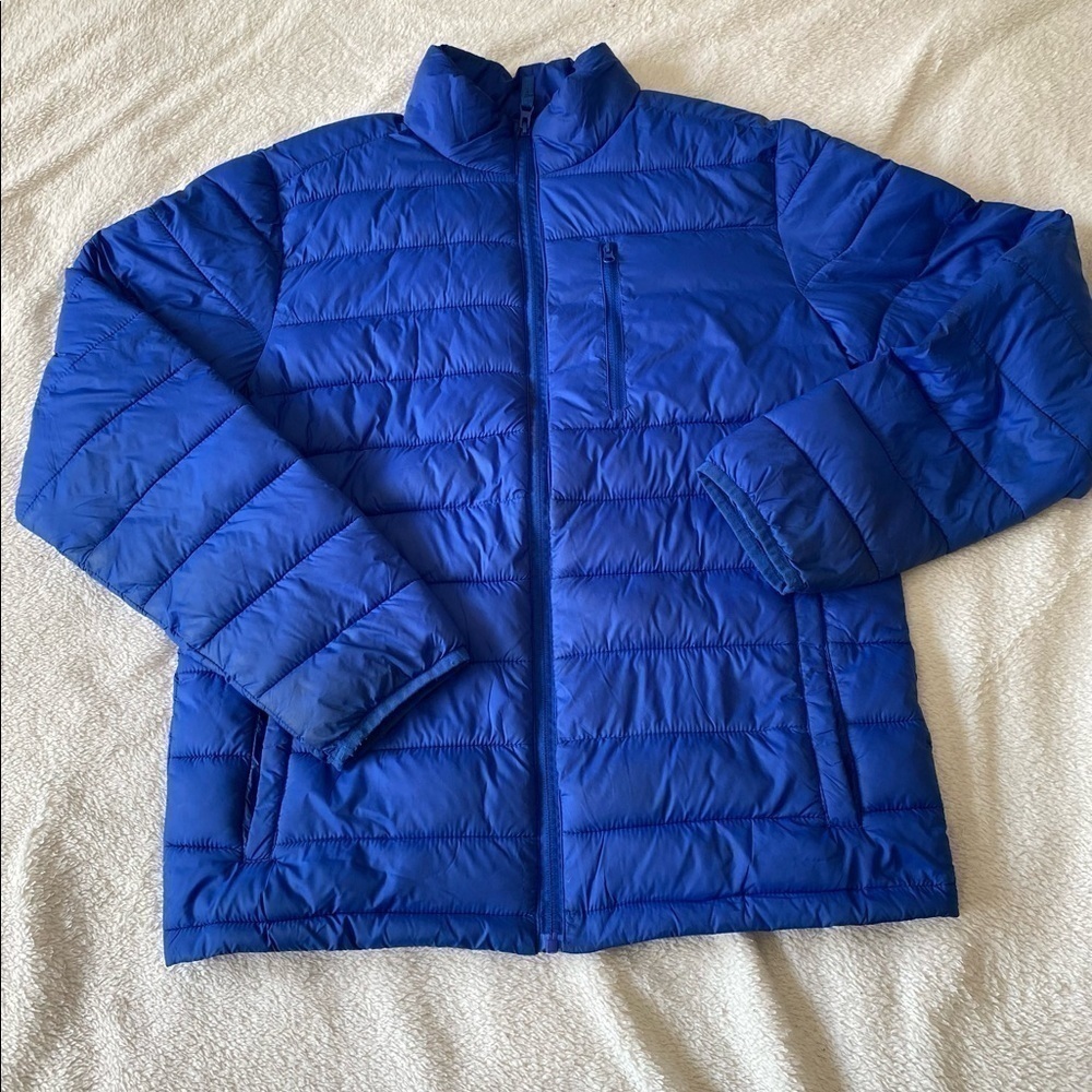 Joe Fresh Cobalt Blue puffer jacket soft